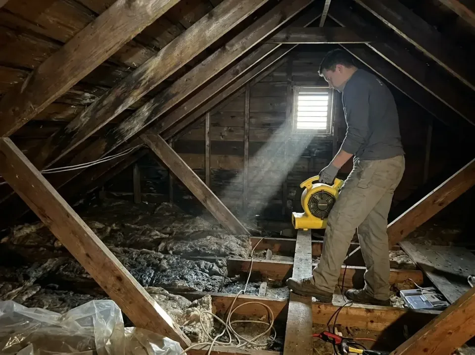 attic-water-damage-drying-proc-007 — frequently asked questions, Emergency Water Extraction & 24/7 Flood Response in Westvie…